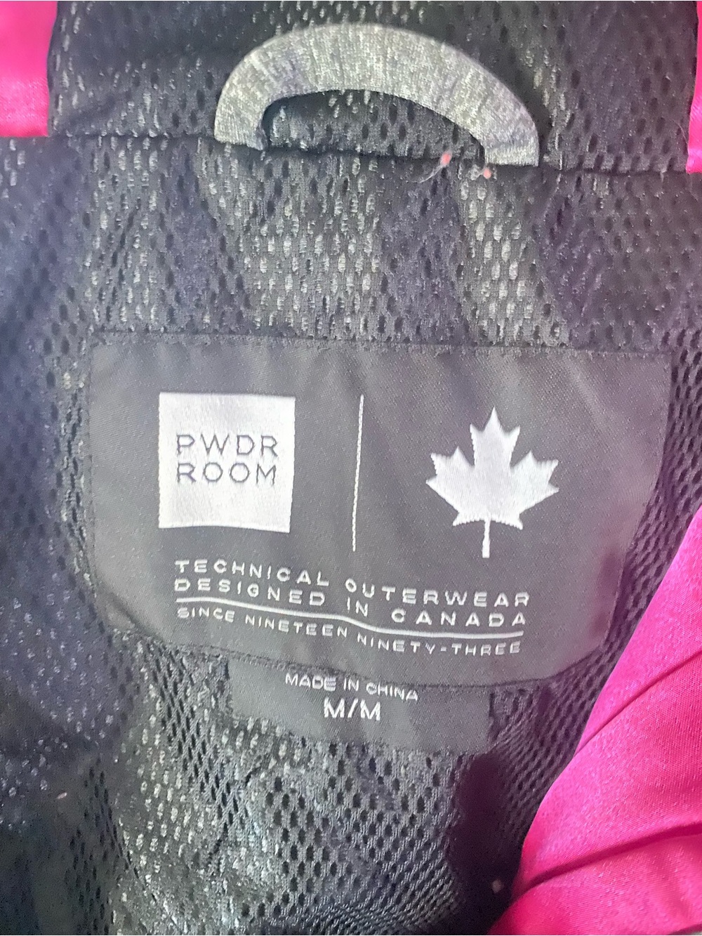RW&CO. Pink and Black Ski Jacket